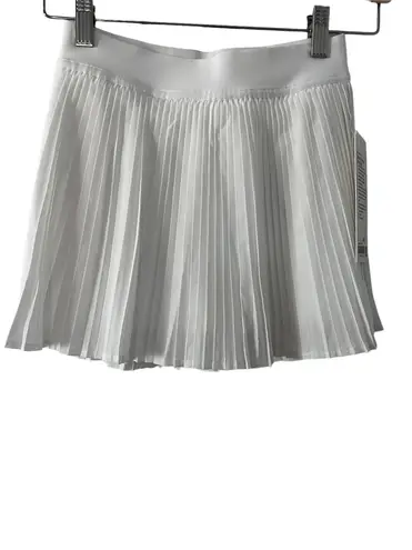 Lululemon High-Rise Pleated Tennis Skirt White Size 2  NWT