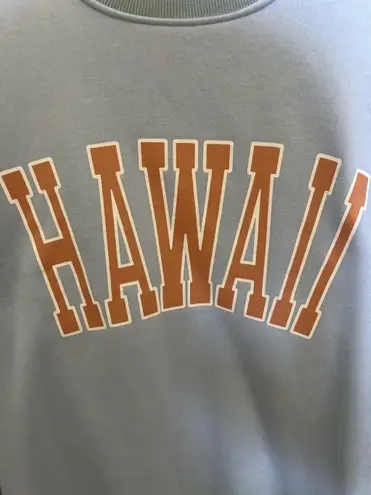 Oversized Hawaii Crewneck Blue Size L