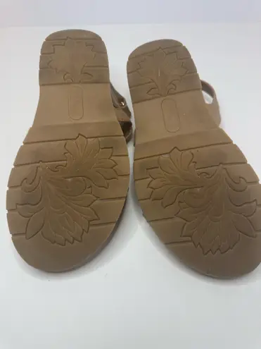 EuroSoft By Sofft 'Gydeon' Tan Braided Sandals Size 7.5M Brown