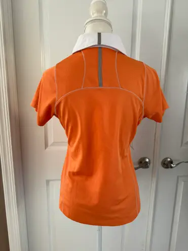 Cutter and Buck EUC Annika Textured Stretch Womens Short Sleeve Polo Shirt