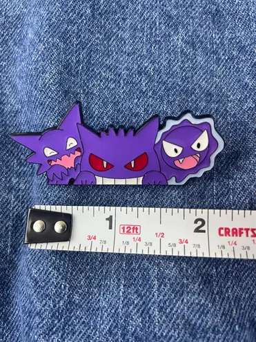 Gengar Trio Enamel Pin Purple