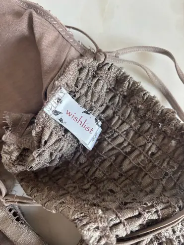Wishlist  Tan Lace Bralette - Image 3