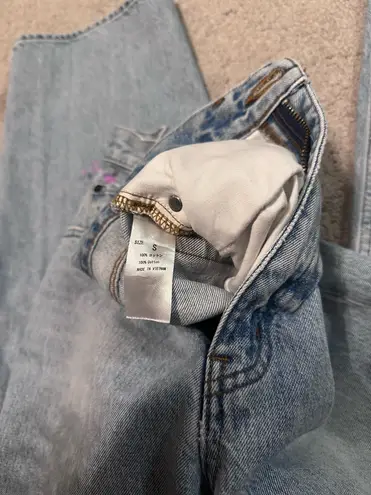 Moussy Jeans wide leg Blue