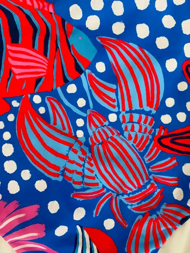 Farm Rio Ocean Live Cutout One-Piece Swimsuit, Size XS