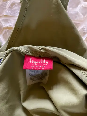 Tigerlily NEW Olive One-Piece. Small