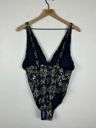 Agua Bendita x Target Dainty Floral Tile Print Cheeky One Piece Swimsuit Sz L