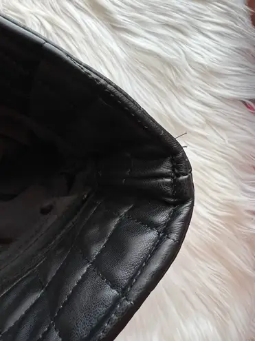 Quilted Bucket Hat Black