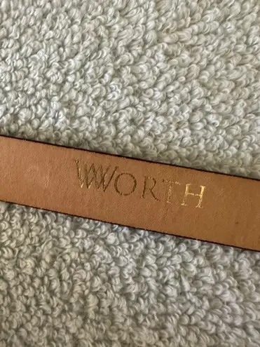 W By Worth Worth Woman’s Leather Brown Belt, Sz XS (31,5x0,8)