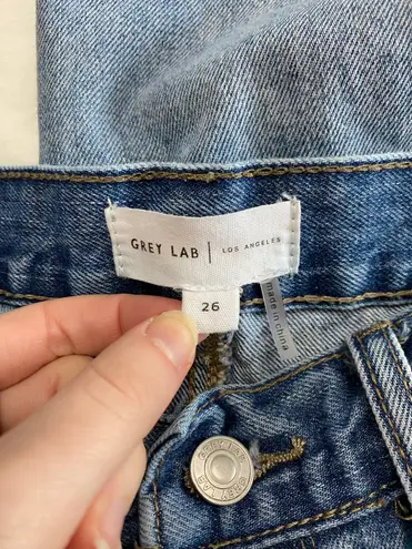 Grey Lab Los Angeles Light Wash Straight Jeans