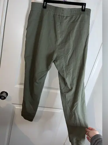 32 Degrees Heat 32 Degrees Cool Unisex Sz XL Sage Green Jogger Sweatpants Ruched Waistband Comfy