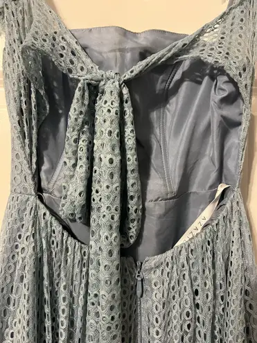 Azazie Dusty Blur Bora Bora Bridesmaid Dress