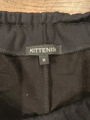 Kittenish Black Fringe Joggers Size M 18 70 Off Retail From Amanda