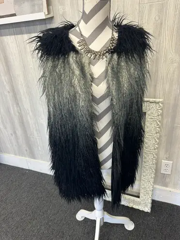 Miss London Faux Fur Vest