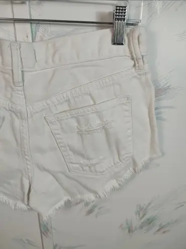 We The Free  White Jean Shorts