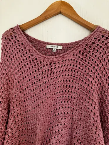 Madewell Open-Stitch Austen Pullover Sweater