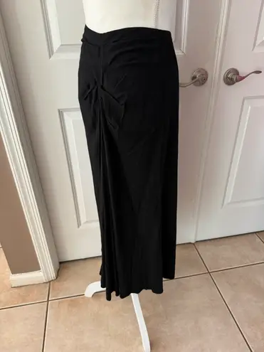 margaret o'leary Violette Rayon Black Skirt