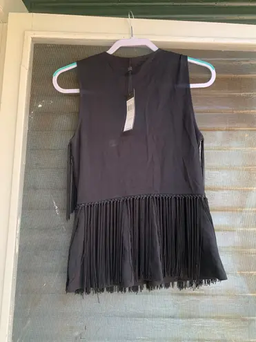 BCBGMAXAZRIA Bcbg Fringe Top