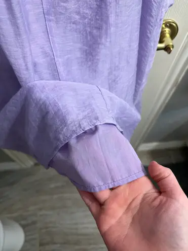 ZARA Purple Ruffle Dress