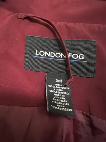 London Fog Red  Raincoat