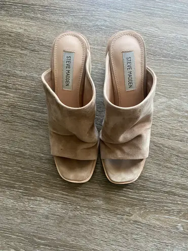 Steve Madden Suede Block Heels