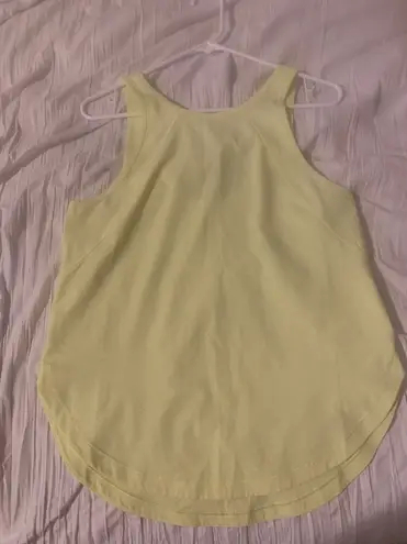 Lululemon Yellow Tank