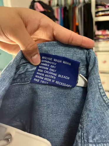 Hard Rock Cafe Denim Button Up From San Juan