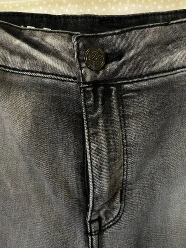 Laurie Felt Petite Silky Denim Grey Colored Zip Fly Skinny Jeans PXL A375167