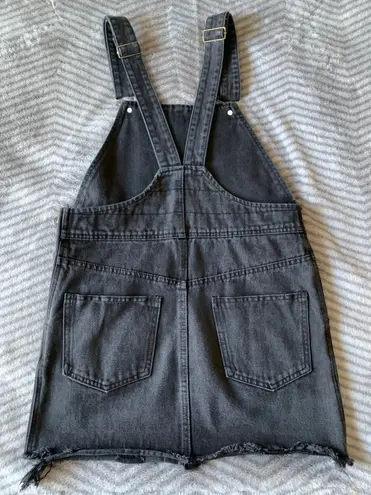 Etophe studios Black Denim Overall Dress