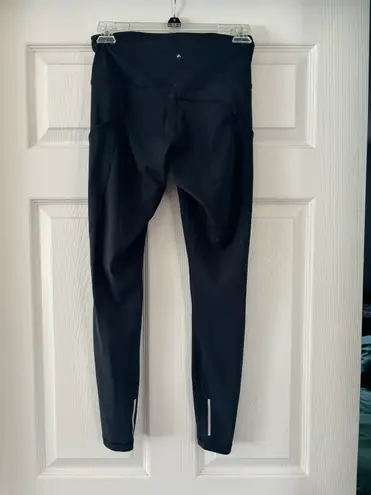 CRZ Yoga Woman’s Navy Workout Leggings - Size Small