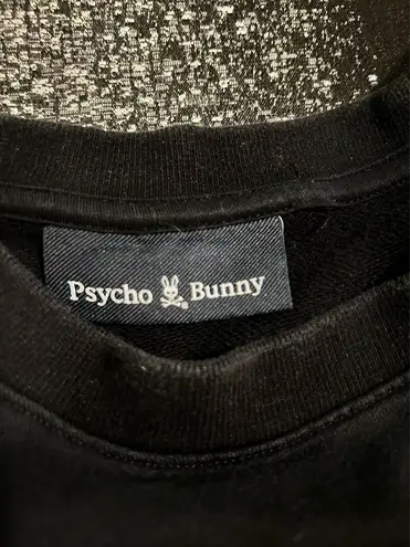 Psycho Bunny large Wayne Chenille Patch Sweatshirt