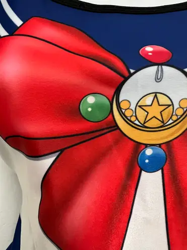 UNBRANDED 3D Digital Sailor Suit High Waist One