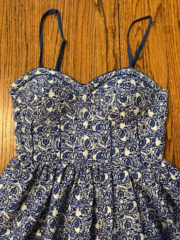 Macy's Macy’s Blue Paisley Dress