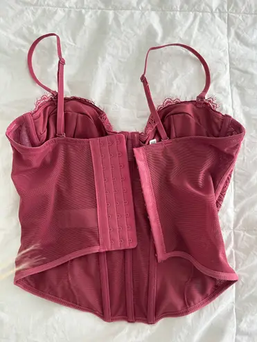 Garage Pink  Corset Top