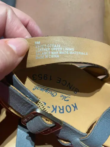 Kork-Ease NWOT Yoga Molo strap adjustable buckle cushion footbed Leather rubber outsole 8 Cage