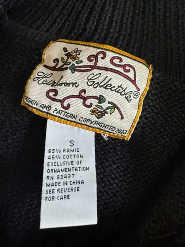 heirloom collectibles Vintage Cardinal Christmas Zip Up