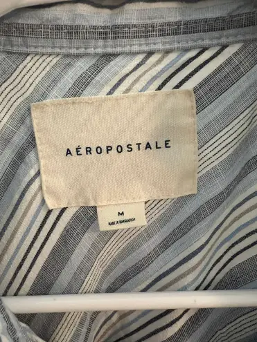 Aeropostale Cropped Button Up Shirt