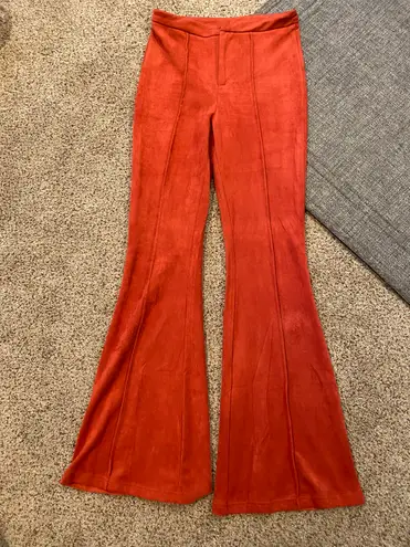 SheIn Suede Flare Pants