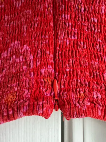 Farm Rio Red Olivia Cut-Out Romper, Size S