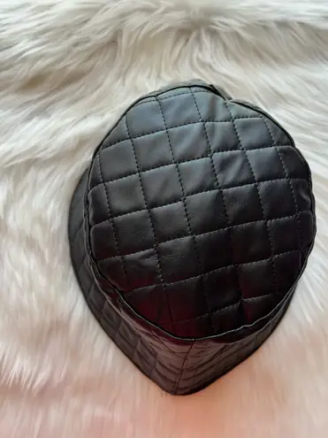 Quilted Bucket Hat Black
