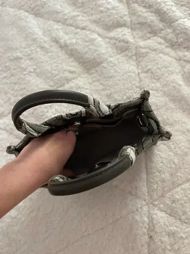 Coccinelle Green And White Bag