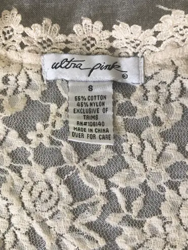 Boho Lace Crochet Vest Top White