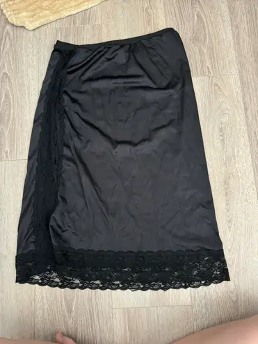 American Vintage Vintage Black Slip Skirt