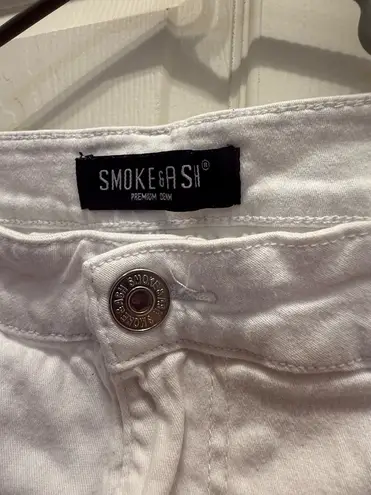 Smoke & Ash Skinny Jeans White Size 38