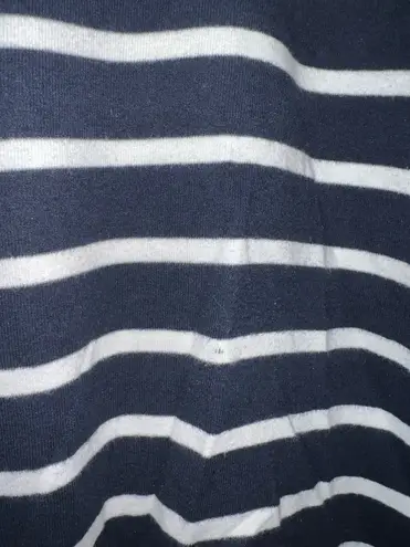 Abercrombie & Fitch Vintage Y2K  Navy and White Striped Henley Sleep PJs - Image 3