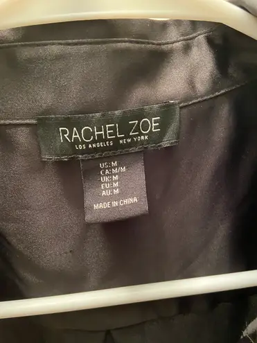 Rachel Zoe Satin Button Up Top