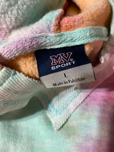 MV Sport Hoodie Tie-Dye Pirates Bight Rainbow Sherbet Colors!