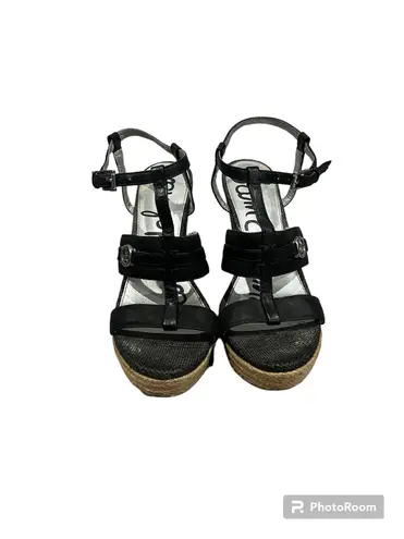 Sam Edelman Black Wedge Shoes (7.5)