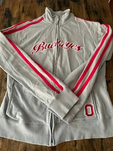 Campus Heritage-Ohio Buckeyes WOMENS OHIO BUCKEYES ZIP JACKET