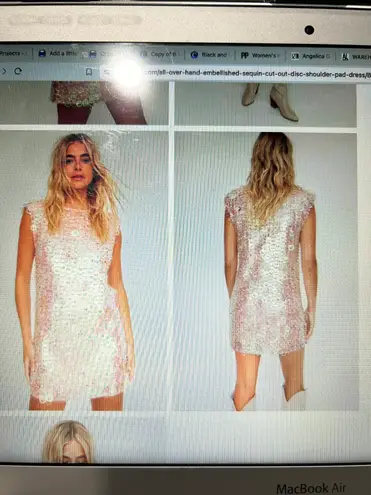 Nasty Gal Bachelorette Embellished Sequin Dress 