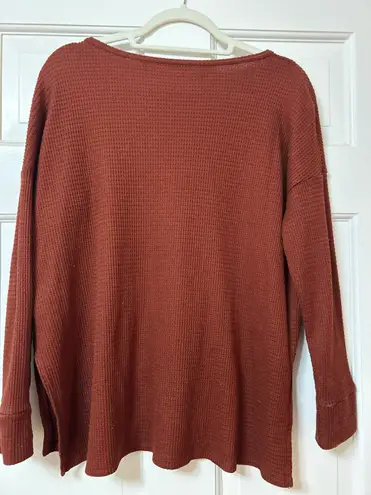 American Eagle Oversized Sweater Shirt, , Small